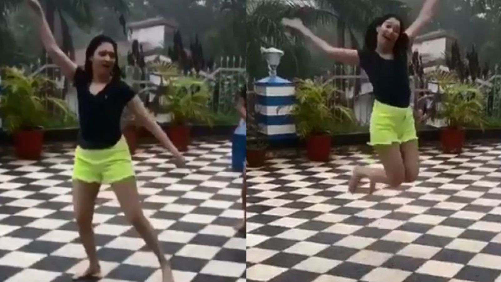 1602px x 900px - Watch the sexy rain dance of 'Bahubali' Actress Tamanna | NewsTrack English  1