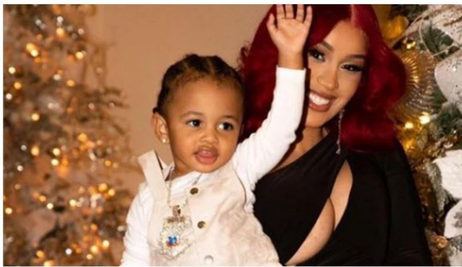 Santa brings Cardi B and Offset together: Spotted with kids post