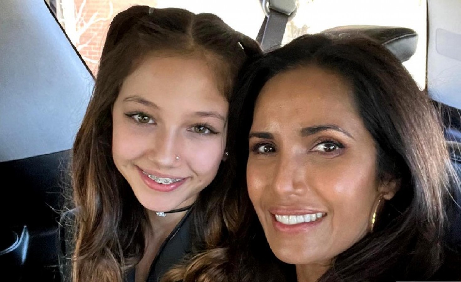 Padma Lakshmi shares a photo of her daughter squeezing her breast