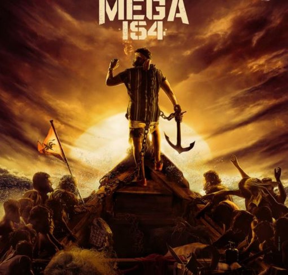 Chiranjeevi S Mega 154 First Look Poster Is Out See Post Newstrack English 1