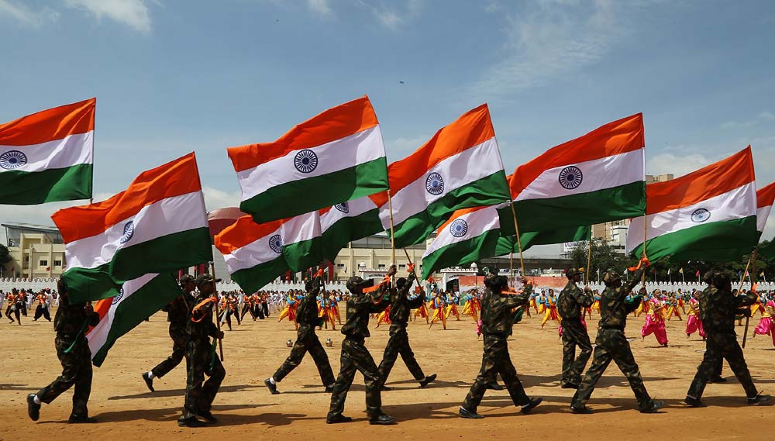 Indian Flag Hoisting