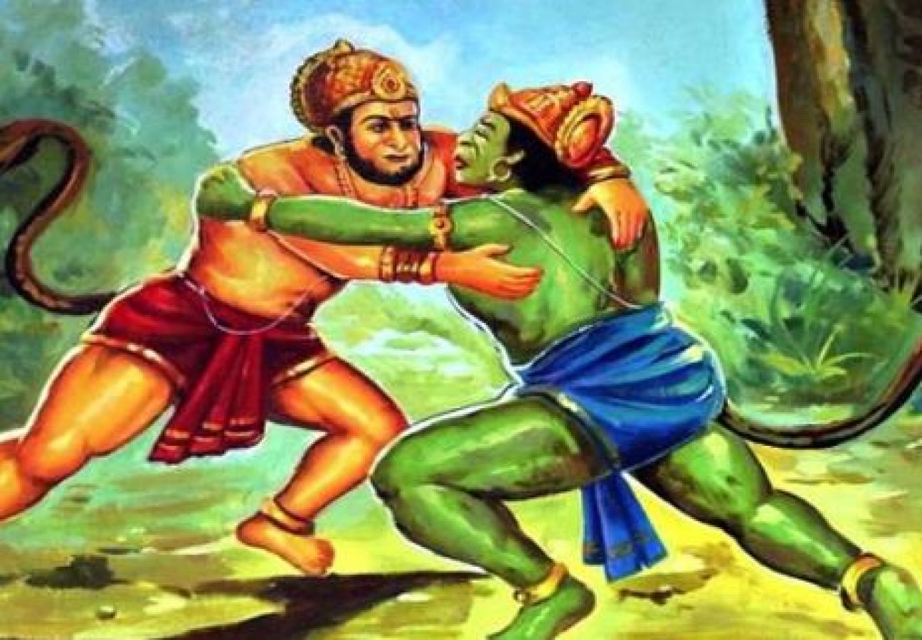 What happened when Bali came in front of Mahabali Hanuman? | NewsTrack  English 1