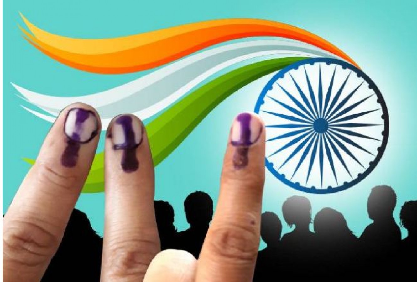 Vote day. Election banner. India election. Election background. Election skunat Day.