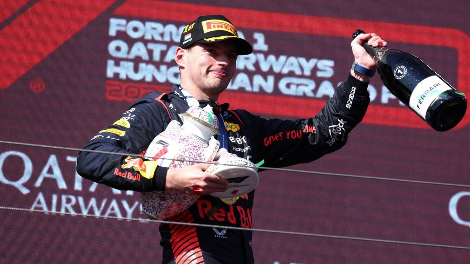 A critical update on Max Verstappen's Hungarian GP trophy 