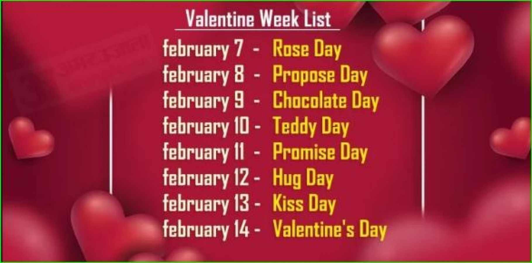 Valentine's Week 2020: Know which date is celebrated as which day ...