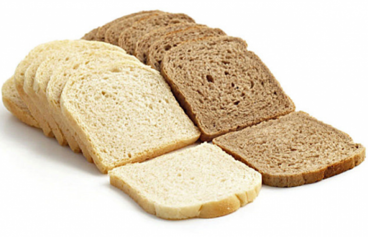 White bread vs brown bread nutrition. 
