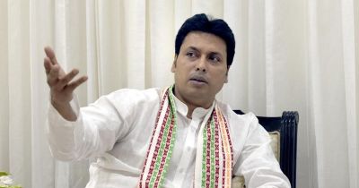 त्रिपुरा: चुनाव आयोग से कांग्रेस की गुहार, सीएम बिप्लब देब को करें गिरफ्तार