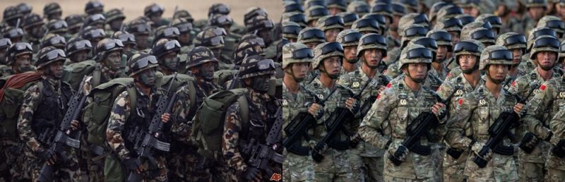चीन-नेपाल के संयुक्त सेनाभ्यास से चिंतित हुआ भारत