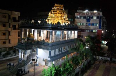 मोवा में भगवान बालाजी का मंदिर बन कर तैयार