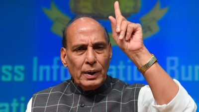 Rajnath Singh speaks to naval commanders at CONFERENCE on INS Vikrant