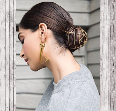 Try Sonam Kapoor’s hairdo trick to instantly glam up your casual look