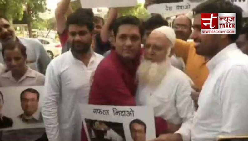 कांग्रेस ने 'Free Hug' कैम्पेन चलाकर शुरू किया नया ड्रामा