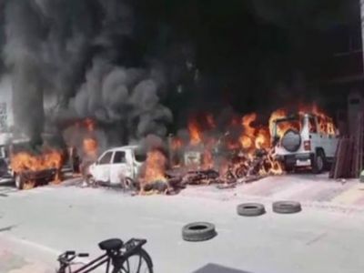 मुजफ्फरनगर: कबाड़ की दूकान में हुआ भयंकर विस्फोट, 4 लोगों के चीथड़े उड़े
