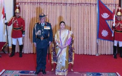 सेना प्रमुख बिपिन रावत को नेपाल ने जनरल रैंक से नवाजा