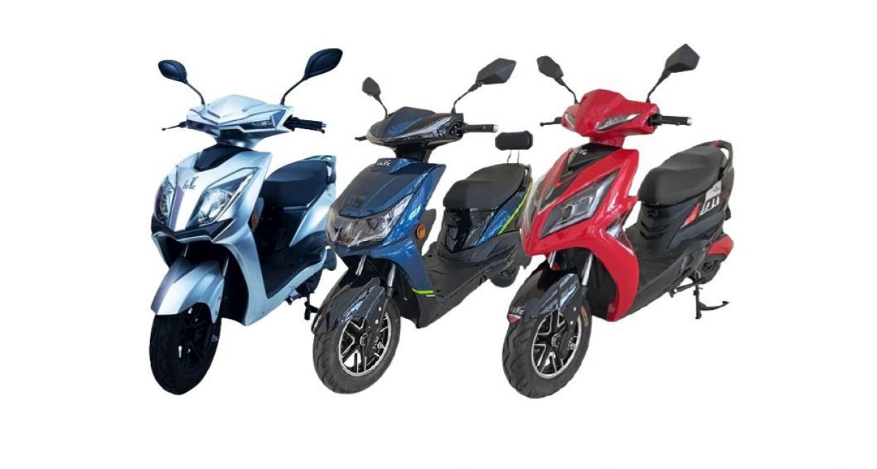 The GPS-enabled e-scooter from an Indian start-up company, See Specs