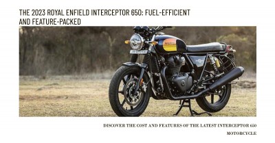 Royal Enfield Interceptor 650 for 2023: Fuel economy, features, costs, and more