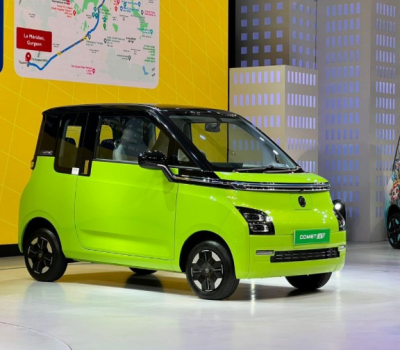 The Comet, an electric vehicle from MG Motor  was introduced in India with very affordable price