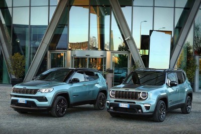 New Jeep Renegade and Compass equipped with e-Hybrid powertrains