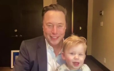 Elon Musk talking with baby X AE A-Xii in viral video breaks the Internet
