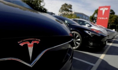 Shares of Tesla reach record high