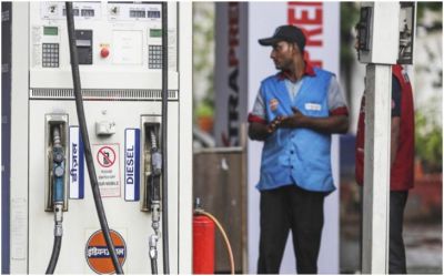 Petrol prices fall after two days, diesel prices stable