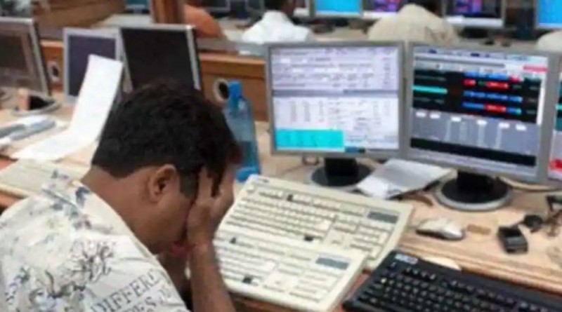 शेयर बाजार में 7 माह की सबसे बड़ी गिरावट, एक घंटे में डूबे निवेशकों के 5.59 लाख करोड़ रुपये