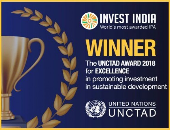 Invest India winner of Investment Promotion Award 2020, United Nations