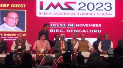 Rajnath Singh Launches 'India Manufacturing Show' in Bangalore