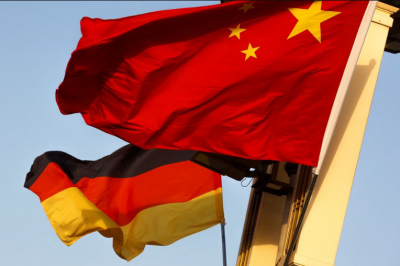 German vendors at a trade show for imports from China anticipate stronger business ties.