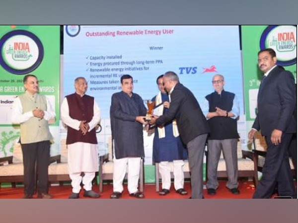 TVS Motor Company bags India Green Energy Award