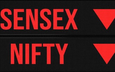 Sensex down 200 pts down; Nifty holds 17,200; IT stocks rise