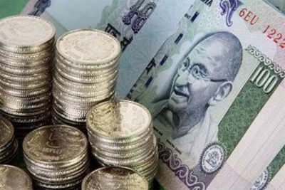 Rupee advanced by 8 paise against dollar in early trade