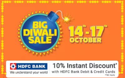 Flip kart 'Big Diwali Sale’ will start on October 14, 2017