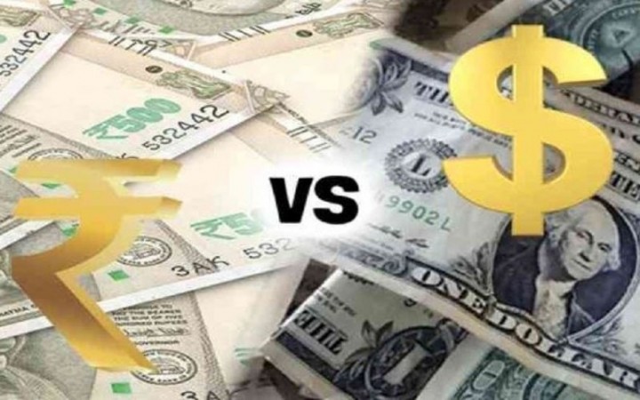 अमेरिकी डॉलर के मुकाबले 13 पैसे गिरकर 74.44 पर बंद हुआ भारतीय रुपया