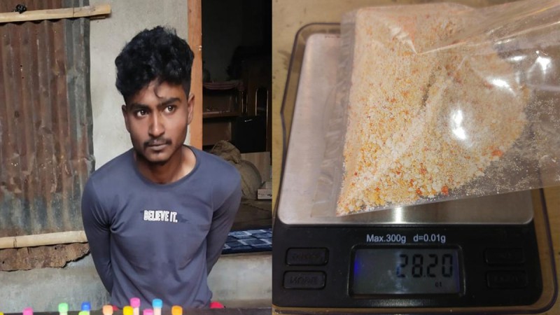 One arrested in Guwahati with 28.20 grams of heroin