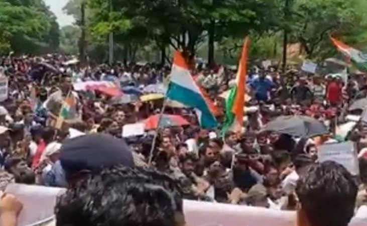 MPPSC candidates take out protest march in Indore