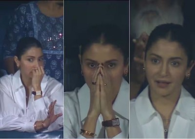 Virat Kohli's wife disappointed with RCB's defeat Hanging faces seen together