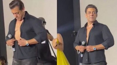 Suddenly the reporter asked such a question that Salman Khan took off the shirt in the middle of the event, the video went viral.