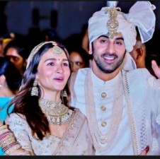 Alia was seen with Ranbir for the first time after marriage
