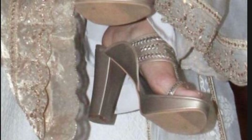 Alia wore old and cheap sandals in her wedding