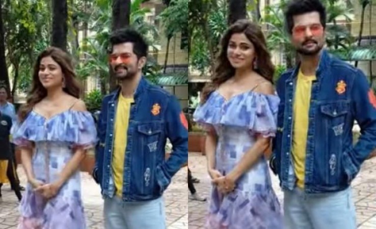 Shamita and Raqesh appeared together for the first time after the breakup