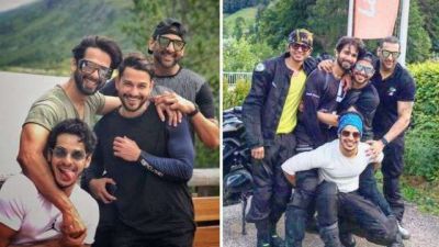 Along with brother Ishaan and Kunal, Shahid is seen having fun in abroad!