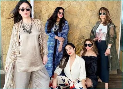 Bebo seen partying with her girl gang