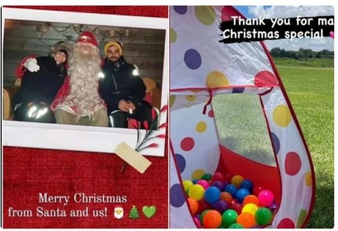 Anushka Sharma celebrated Christmas with great pomp with her daughter