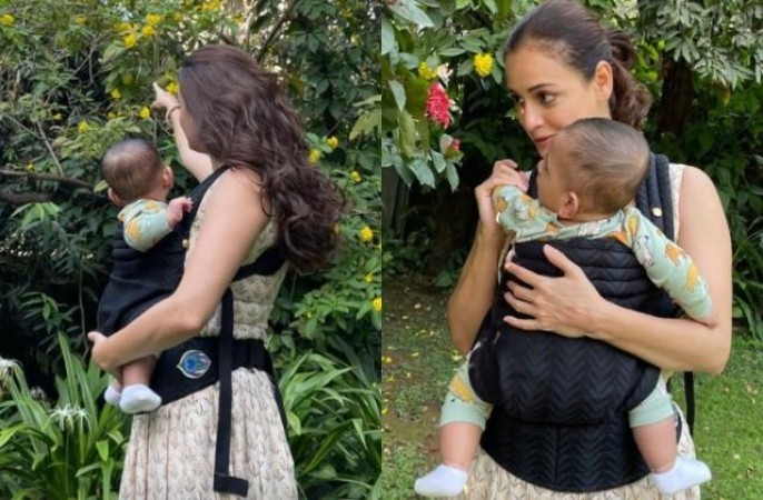 After the video, now Dia Mirza shares a beautiful picture with her son