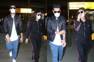 Mouni Roy returned to Mumbai after a honeymoon with her husband