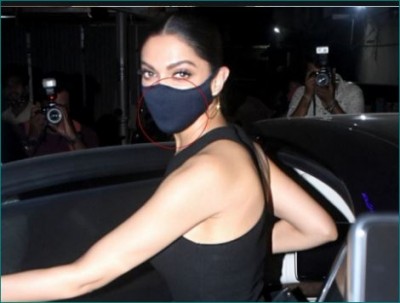 Deepika wears very valuable mask of Rs 25000