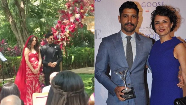 Farhan Akhtar, father of 2 girls, became groom for the second time, because of this the first marriage didn't work