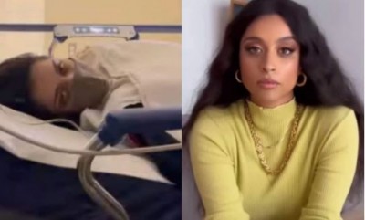 This actress admitted to the hospital due to ovarian cyst
