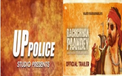 Bhaukaal Aur Bhay Sirf Kanoon Ka Chalega; UP Police inspired by Bachchan Pandey